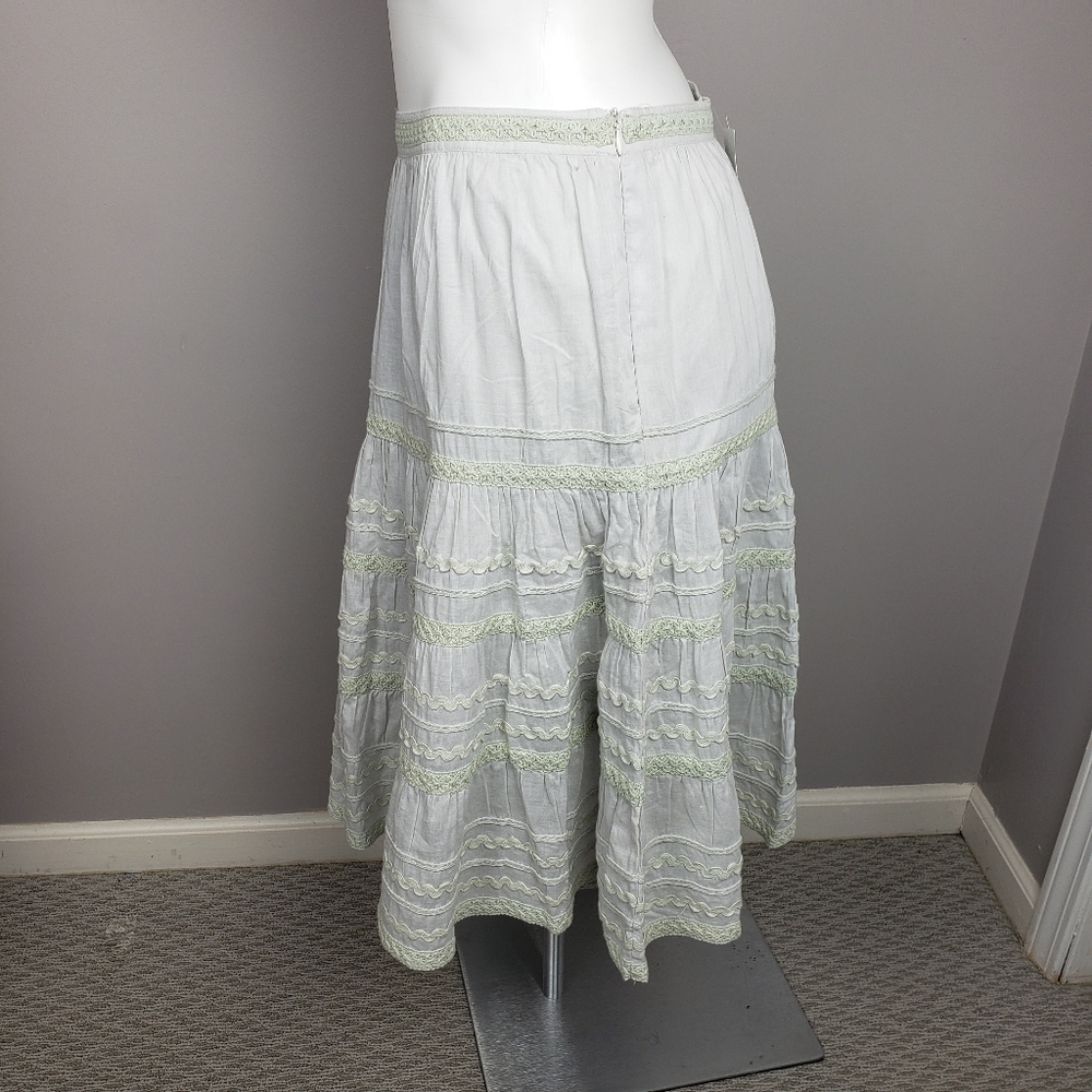 NWT For the Republic Light Gray Skirt - Picture 3 of 7
